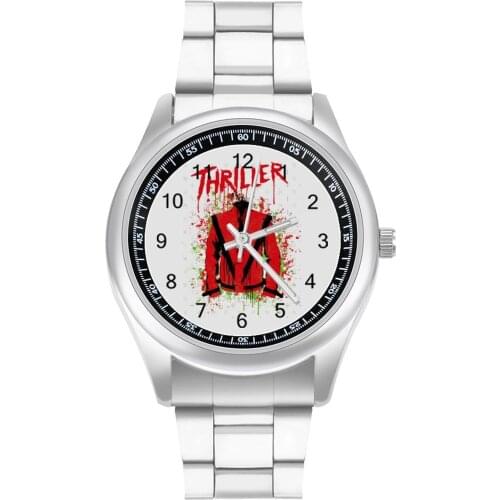 Michael Jackson Quartz Watch Fishing Elegant Wrist Watch Steel Design Good Quality Couple Wristwatch