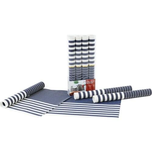 4 pcs Set PVC Table Placemats Stain Resistant PVC Gift Box Packed Non-slip Plate Coaster Plastic Pad Mat Washable Table Mats