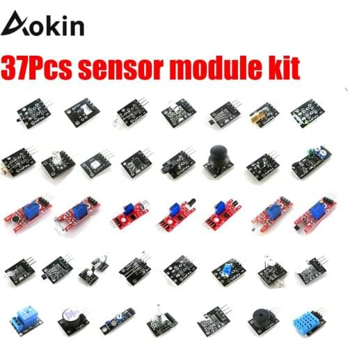 37 In 1 Sensor Module Board Set Kit for Arduino & MCU Education User for Arduino Starters DIY Raspberry Pi Mega2560 UNO R3