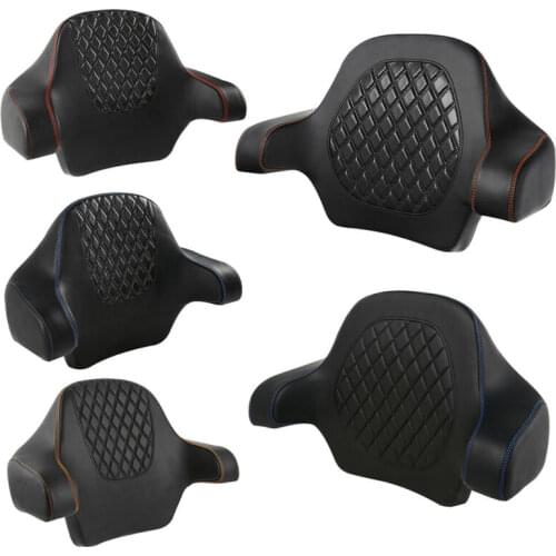 Motorcycle Trunk Wrap around Backrest Pad For Harley Tour Pak Touring Road King FLHR FLHT Street Tri Glide Ultra Limited 14-20