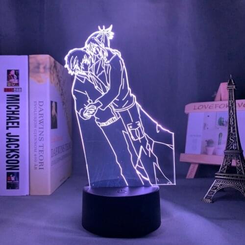 No 6 Led Night Light for Bedroom Decor Gift Nightlight Anime Desk BL 3d Lamp No 6