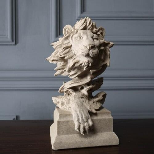 Nordic Style Lion Originality Animal Furnishing Articles Home Decoration Living Room Decoration Desk Decoration
