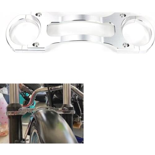 Motorcycle Front Fork Brace Fork Stabilizer Fit For Harley Softail Customs FXSTC Night Trains FXSTB Dyna Wide Glides