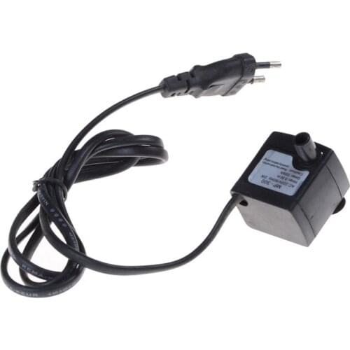 Water Submersible Pump Aquarium Fountain Air Fish Pond Tank EU Plug AC 220V 3W