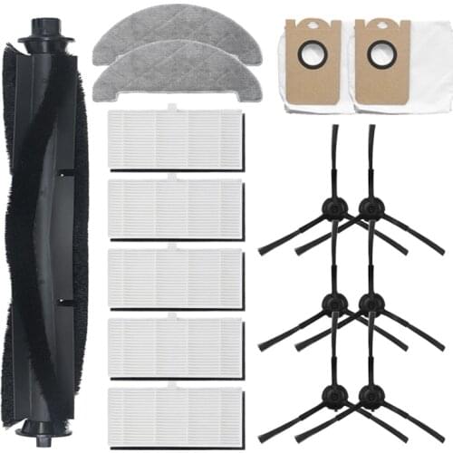 Dust Bags Colletion Mops Side Rolling Brushes Main Brush Roller Accessories Sets Parts for VIOMI S9 Robot Vacuum Cleaner