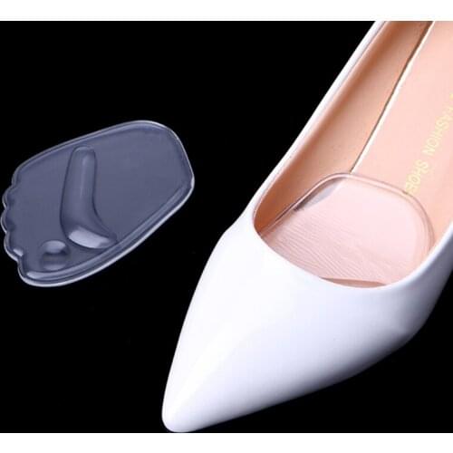 200 pairs gel silicone forefoot pad pads insoles inserts massager anti-slip for high heels woman shoes sandals