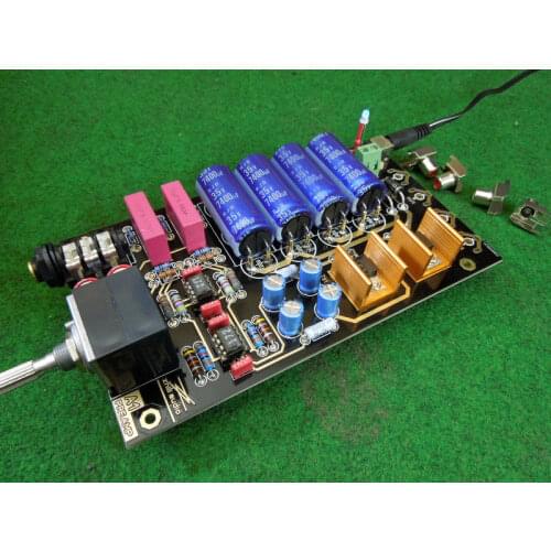 ZEROZONE Assembled Hifi stereo preamp/headphone amp base on Musical Fidelity A1 L6-42