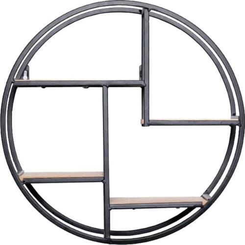 TV Wall Hanging Storage Shelf Rack - Round Hanging Shelves DIY Room Decoration