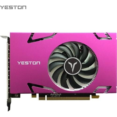Yeston R7 350 2G D5 6MINIDP 6-screen Graphics Card Support Split Screen 750/4000MHz 2G/128bit/GDDR5 with 6 Mini DP Ports