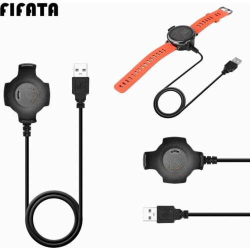 FIFATA For Xiaomi Huami Amazfit Pace 1 Portable Charger Cradle Dock Replacement 1M USB Charging Cable Data Sync Cord