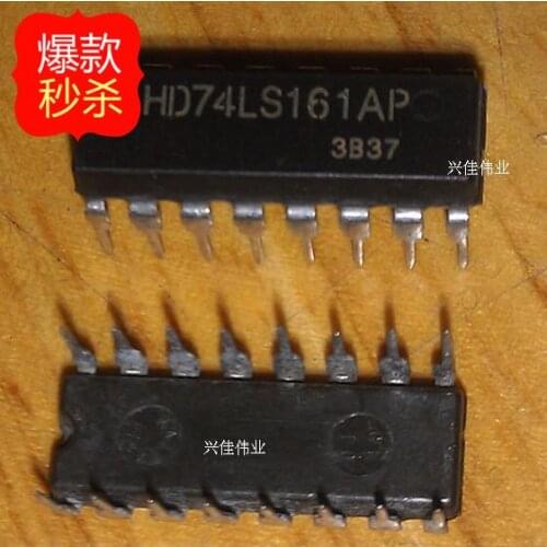 10PCS New HD74LS161AP 74LS161 DIP16 package binary counter