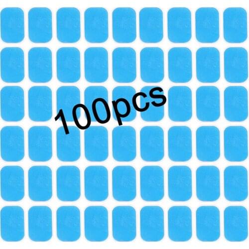 100/50pcs Massage Pads for ABS Trainer EMS Abdominal Weight Loss Hip Muscle Stimulator Exerciser Replacement Massager Gel Patch