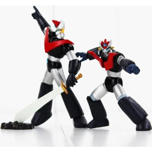 2pcs/lot Anime Mazinger Z PVC action Figure Model Doll Toy