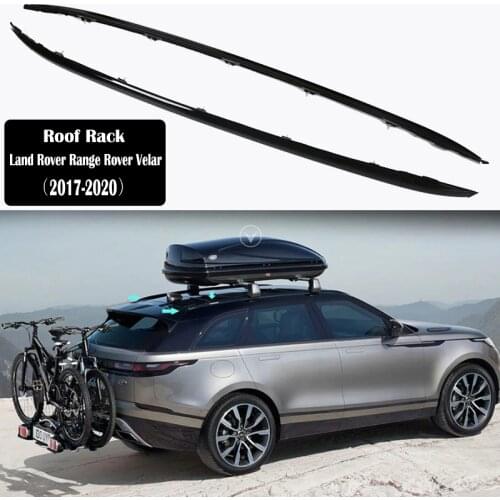 Aluminum Alloy Roof Rack For Land Rover Range Rover Velar 2017-2021 Rails Bar Luggage Carrier Bars top Cross bar Rack Rail Boxes