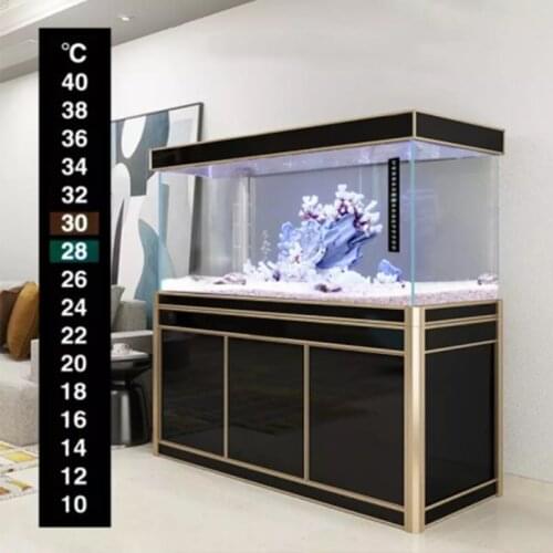 Digital Aquarium Fish Tank Fridge Thermometer Sticker Temperature Temp Measurement Stickers Tools Discoloration Thermometer