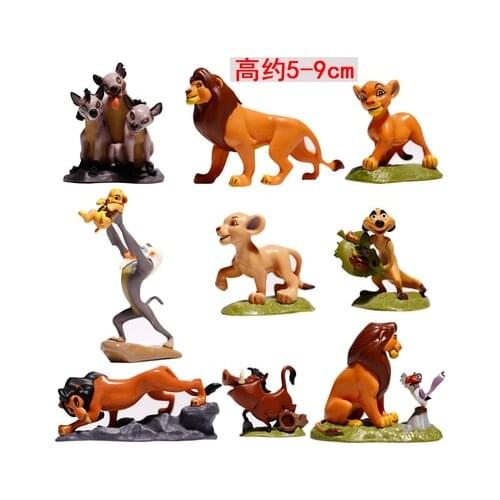 Disney Lion King Fashion Anime Action Figure PVC Model Cartoon Figures Toy Unisex Birthday Gifts
