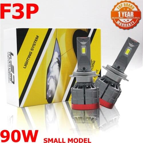 F3P 90W 10000LM F3P H4 H7 H4 9005 9007 H11 h13 Car LED Headlights Bulb Fog Light H7 H11 H8 9005 9006 H1 880 Car LED Headlamp Kit