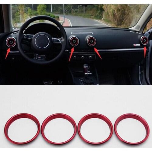 Brand New For Audi A3 2012-2018 High Quality Stainless Steel Car Center Console Cover Trim Car Styling Accessories