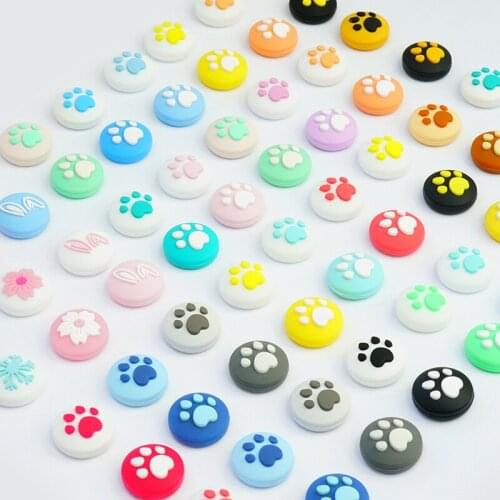 For Ns Switch Rocker Keypad Cover lite Silicone Cat Claw Joycon Button Accessory Animal Crossing
