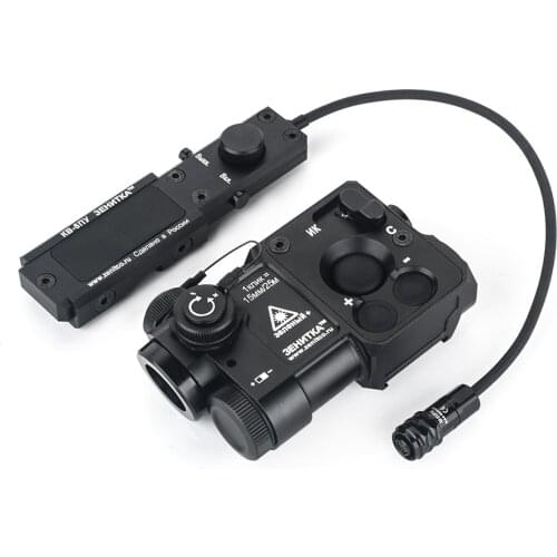 WADSN Aluminum PERST-4 Blue IR Laser Sight With Strobe Hunting Rifle Airsoft Aiming Laser Without White Light For 20mm Picatinny