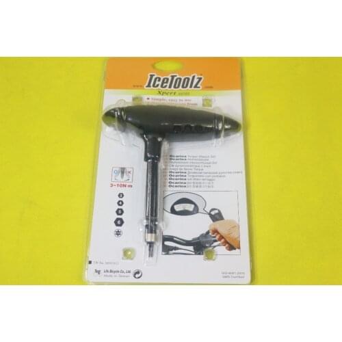 Icetoolz E219 Bicycle Repair Kit Ocarina Torque Wrench Set Bike 3~10N*m 3mm 4mm 5mm 6mm HEX keys & T-25 Road Bike Mini Tool
