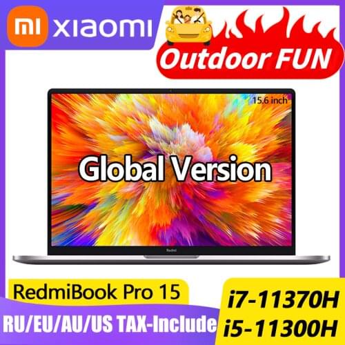 Xiaomi RedmiBook Pro15 laptop 11th Intel Corei7-11370H/i5-11300H 16+512GB 3.2K Retinal Screen 60Hz Win 10 Ultra-thin Notebook