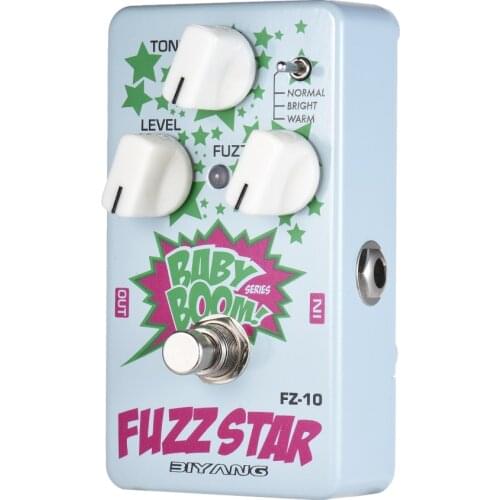 BIYANG FZ-10 BABY BOOM Series 3 Modes Fuzz Guitar Effect Pedal True Bypass Full Metal Shell Guitar Pedal for Guitar Accessories