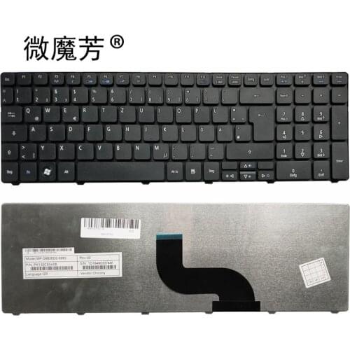 German Laptop Keyboard for Gateway Packard Bell Easynote MS2291 MS2300 NEW90 NEW95 PEW71 PEW72 PEW76 PEW91 P5WS6 91J.N1H82.AOR