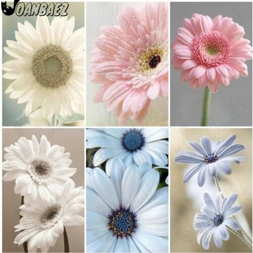 Simple Flower Diamond Painting 5D Diy Daisy Cross Stitch Small Flower Mosaic Patch Diamond Embroidery Handmade Art Gift Design