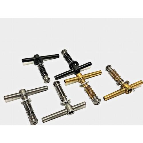 1 pair Folding bicycle titanium frame hinge clamp BMX wrench for brompton bike TI part gold silver black ultra light hinge clamp