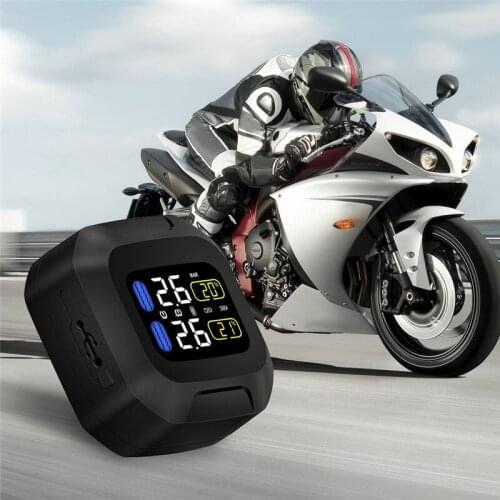Super Waterproof Protection Wireless TPMS System M3 Motorcycle Tire Pressure Monitoring System LCD Display Car External Sensor
