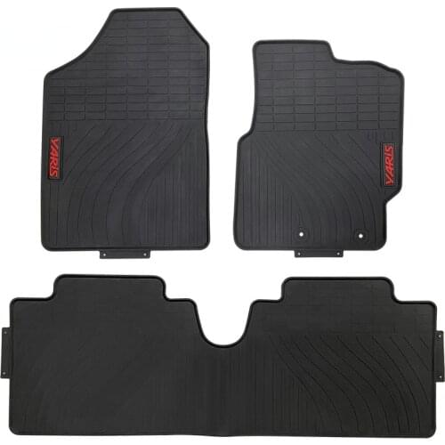 Special Rubber Car Floor Mats for RHD Right Hand Drive Toyota Yaris No Odor Custom Wateproof Durable Carpets
