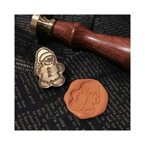 Head custom Special-shaped flower Christmas jingle Wax Seal StampFire Lacquer Seal Head Wedding Greeting Card Wax Seal gifts