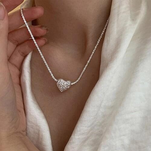 In 2021 Classic South Korea Trendy Summer Kind Clavicle Necklace Luxury Small Contracted Joker Hiphop/Rock Pendant Necklace