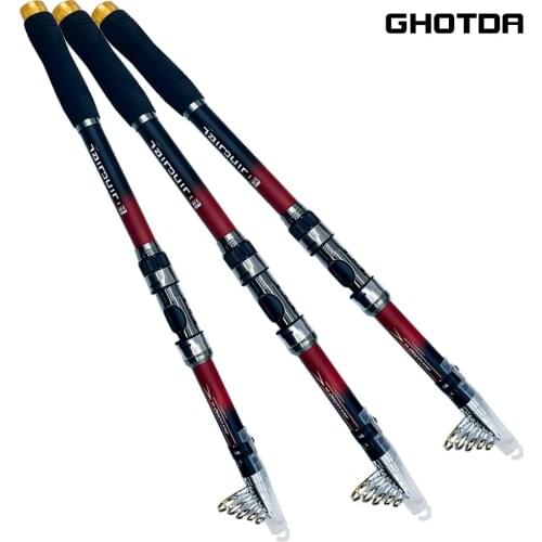 GHOTDA High Quality EVA Handle Feeder Spinning Fishing Rod 3.6M 3.0M 2.7M 2.4M 2.1M Travel Rod De Pesca Carp Feeder Pole