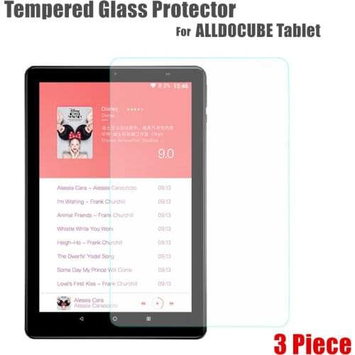 3 Piece Tempered Glass Protector for ALLDOCUBE iPlay30 iPlay20 iPlay10 iPlay8 Pro 7T Pro M8 M5 X Neo Screen Protector
