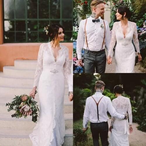 Vestido de novia Romantic Bridal Dress Off Shoulder Fashionable Wedding Gowns Beaded robe de mariee Backless Wedding Dresses
