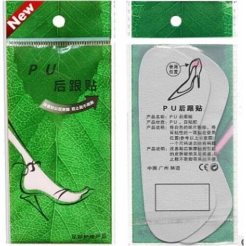 100 pairs/lot PU Shoe Heel Sticker Back Heel Protector Liner Boot Inserts Insoles Pad Heel Cushion Shoes Accessories Foot Care