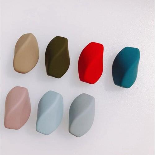 6 pieces / lot New personalized resin spray color rubber paint pendant earrings earrings accessories materials Other