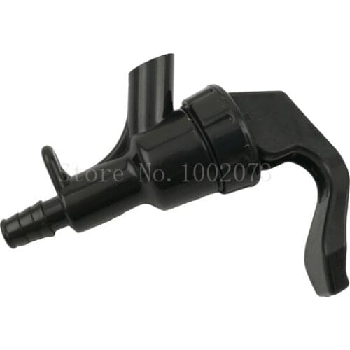 Black Plastic Squeeze Picnic Party Beer Tap Faucet for Homebrew Keg Draft Beer Dispensing