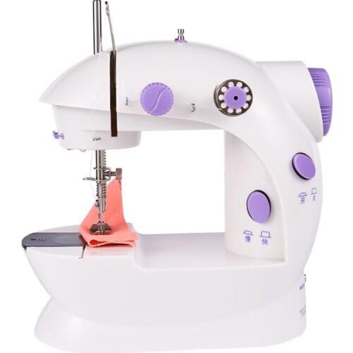Electric Mini Sewing Machine Practical Threads Knitting Tool DIY Handcraft Household Sewing Machines With EU Plug
