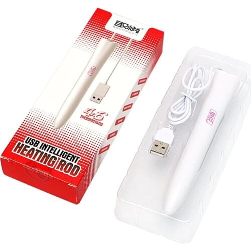 IKOKY 45 Celsius USB Heating Rod for Masturbators Smart Thermostat Pussy Vagina Warmer Heated Bar Stic Sex Toys for Men