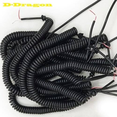 Coil Spring Cable Wire for Toy Crane Machine Claw Black