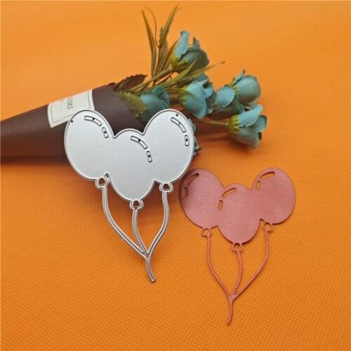 Love Heart Balloon Metal Cutting Dies for Scrapbooking Handmade Tools Mold Cut Stencil New 2021 DIY Card Make Mould Model Craft