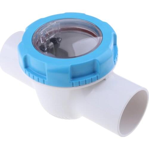 Non Return Clear Chamber Check Flapper Valve 63mm For Swimming Pool Accessories