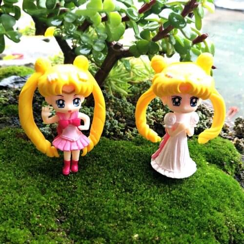 New Princess Girls Dolls Model Micro Fairy Garden Decoration Angel Miniatures Gnomes Cartoon Movie Action Figures Toys DIY