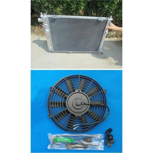 NEW Aluminum Racing Radiator For 1991-1998 Saab 9000 2.3 Turbo NIB 92 93 94 95 96 97+fan