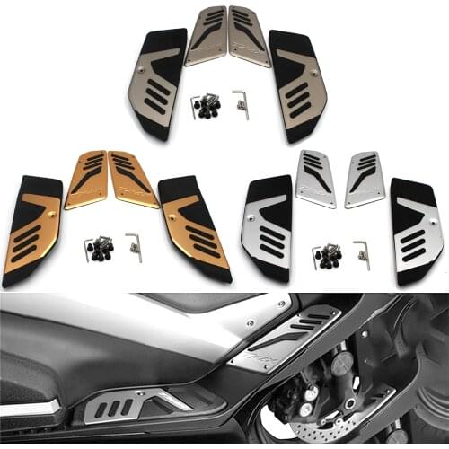 Front & Rear Motorcycle T MAX Footrest Foot Pads Pedal Plate Pedals For Yamaha TMAX 530 SX /DX 2017-2020 Accessories TMAX530