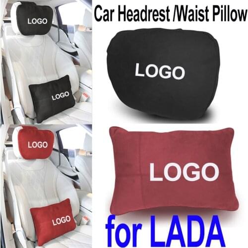 1PCS Neck Pillow Auto Car Seat Lumbar Cushion Headrest Waist Pillow Car Interior for Granta Vesta Priora Kalina Largus Niva