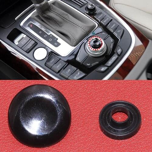 JEAZEA Bright Black MMI Knob Joystick Button Repair Kit 8K0998068A 8K0998068 8K0 998 068 A Fit For Audi A4 Q7 S4 A5 A6 Q5 S6